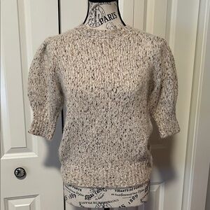 Short Sleeve Crew Neck Sweater by Vero Moda
